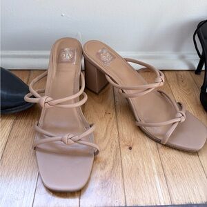 Dolce Vita Elegant Tan Strappy Women's Heels
